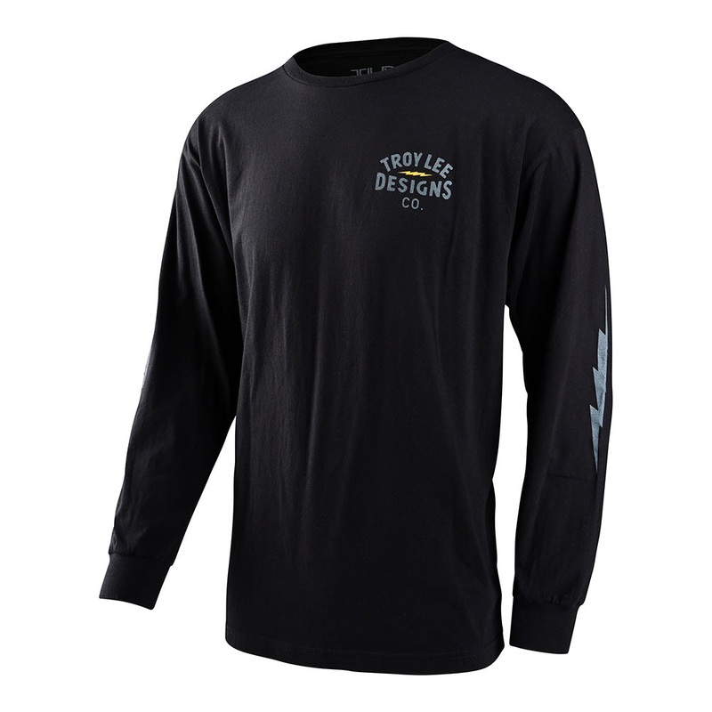 Long Sleeve Tee Lightning Black BLACK SM