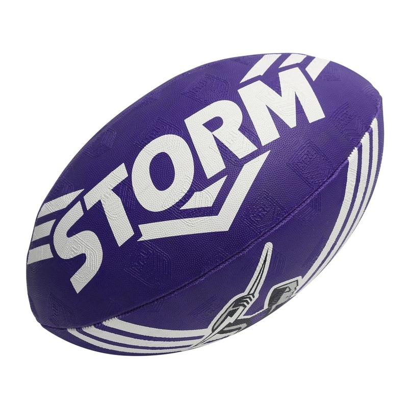 Steeden NRL Melbourne Storm Supporter Ball – 11 inch NA One Size