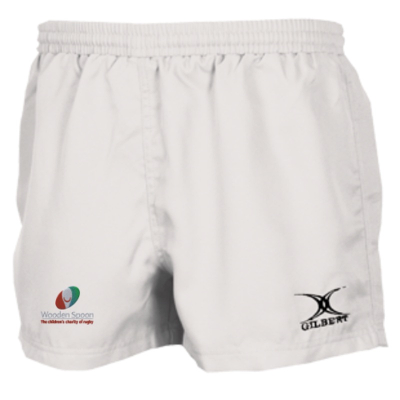Wooden Spoon Senior’s White Saracen V3 Match Shorts 2 Extra Small