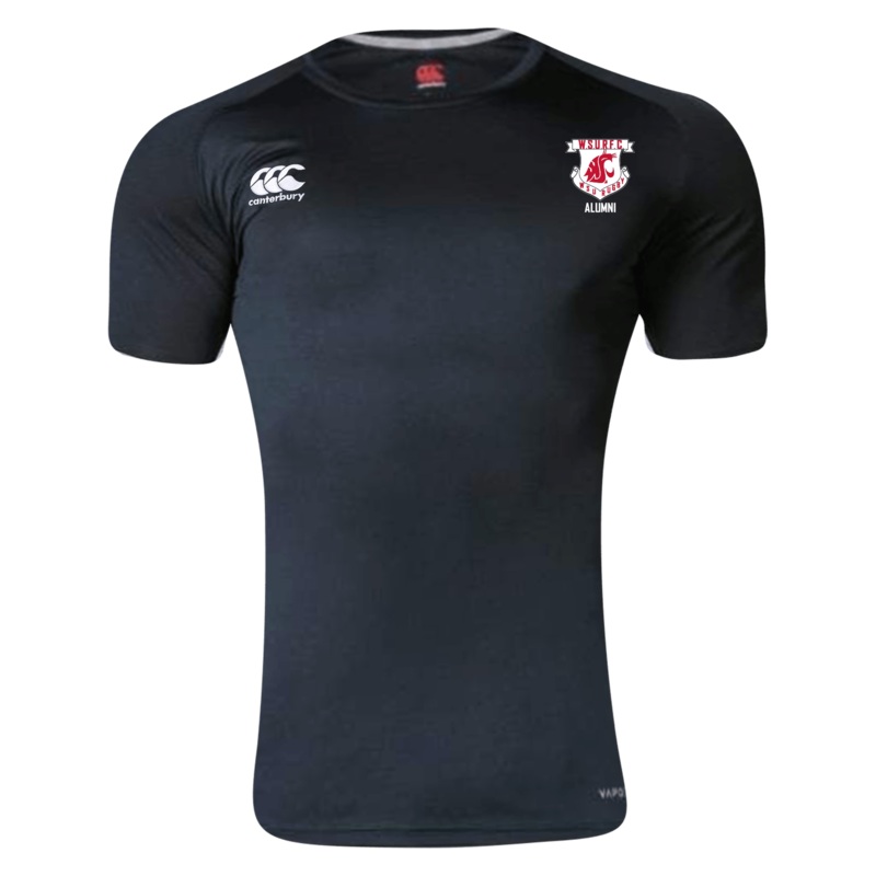 Washington State Rugby Alumni Canterbury Core Vapodri Superlight Rugby T-Shirt XS Black
