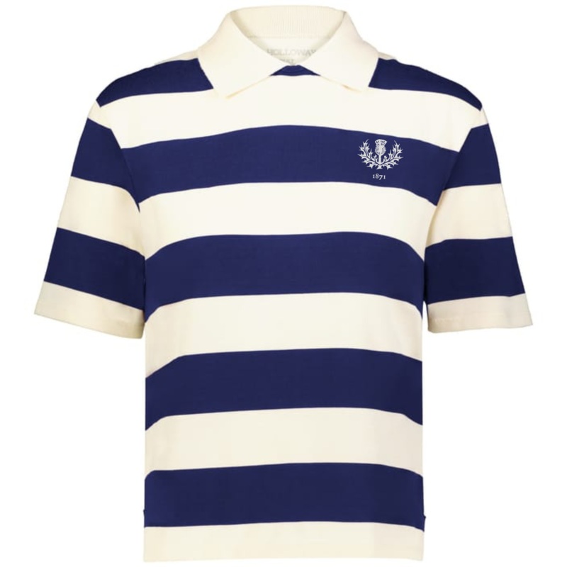 Women’s Vintage Scotland Prep Street Rugby Crop S Navy
