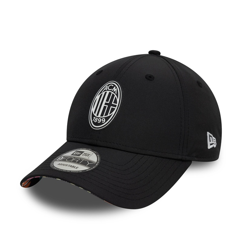 AC Milan Grafiti All Over Print Uv 9Forty Cap Adults – Black