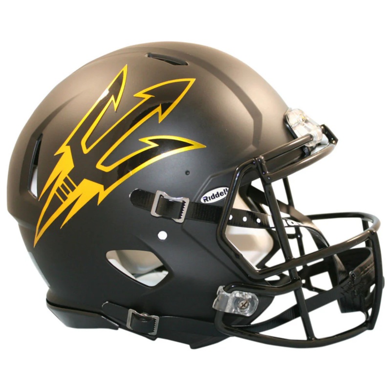 Arizona State Sun Devils Authentic Speed Helmet – Satin Black