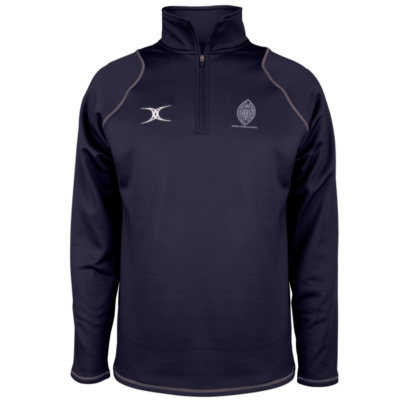 Wisbech Grammar School 3rd – 6th Form Clothing Junior’s Dark Navy Quest Mens 1/4 Zip Fleece 5 – 6 Yrs