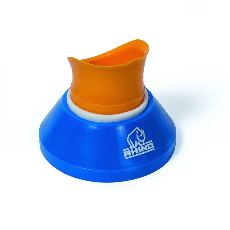 Adjustable Rugby Kicking Tee Blue, White and Yellow Adjustable Kicking Tee
