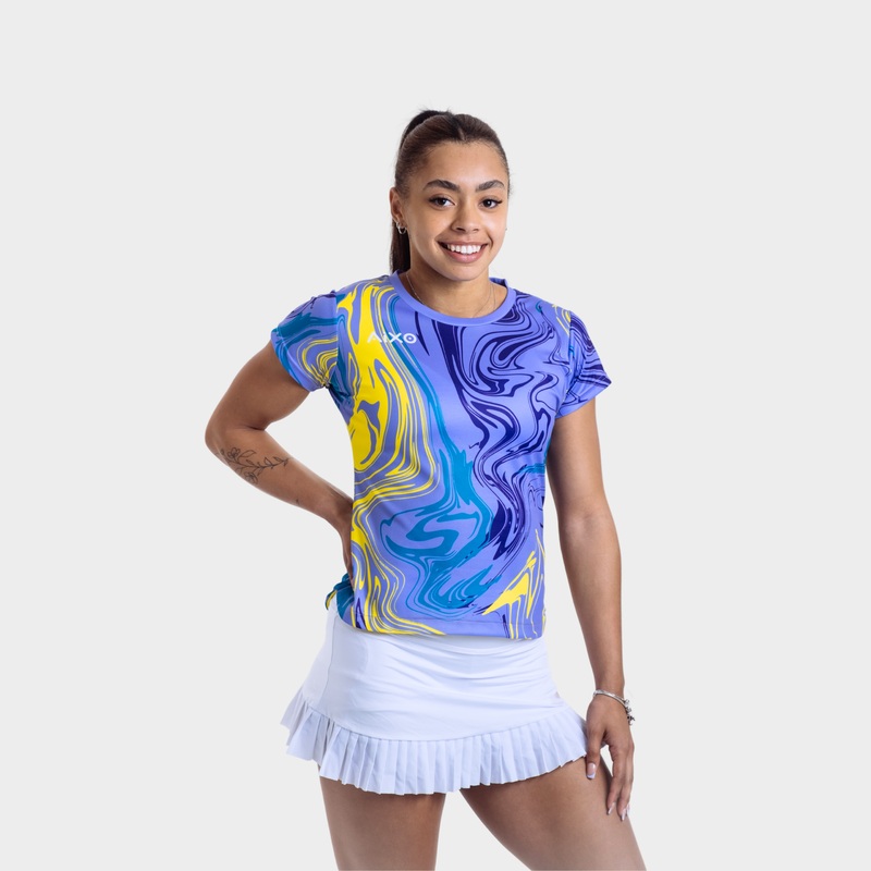 Aixo Chrome Womens T Shirt Lilac LILAC XS