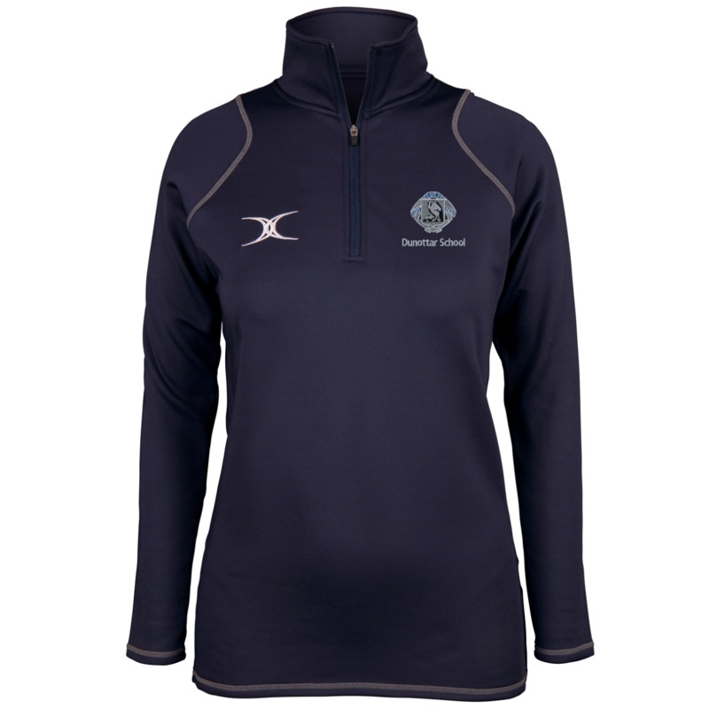 Dunottar Senior Sport Women’s Dark Navy Quest Ladies 1/4 Zip Fleece W 8
