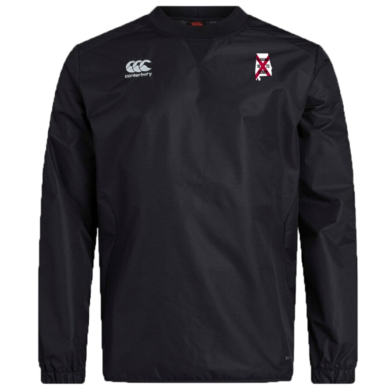 University of Alabama Rugby Club Vaposhield Contact Top by Canterbury XS Black