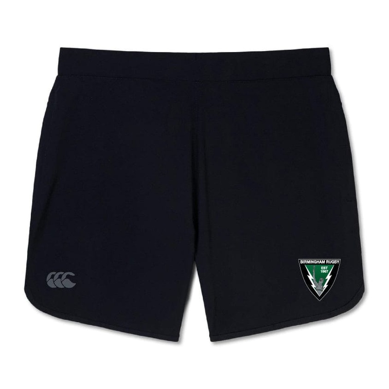 Birmingham Rugby Women’s Elite Woven Short by Canterbury 8 Black