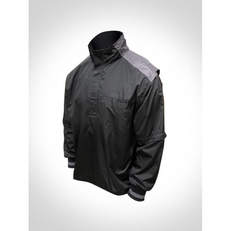 K22 – Honig’s 1/4 Zip Pullover Convertible Jacket W/ Grey Shoulder Bar S