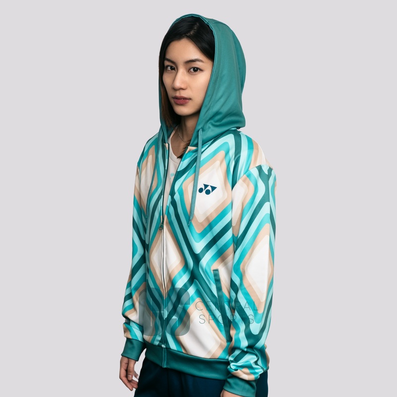 Yonex Diamond Unisex Zip Hood Jade/Ivory Jade/Ivory S