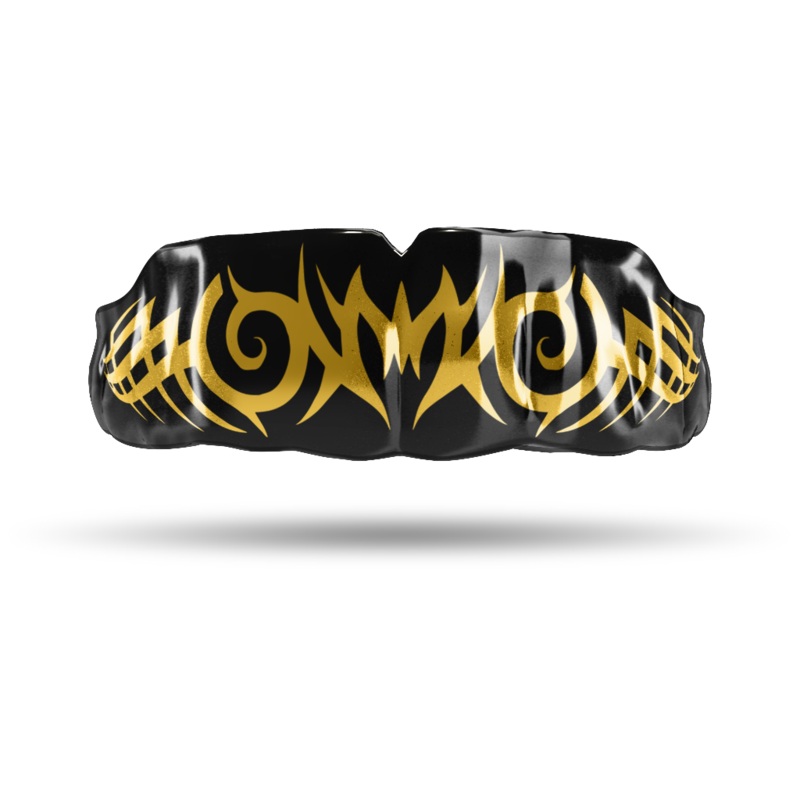Tribal Chrome Gold Tribal on Black