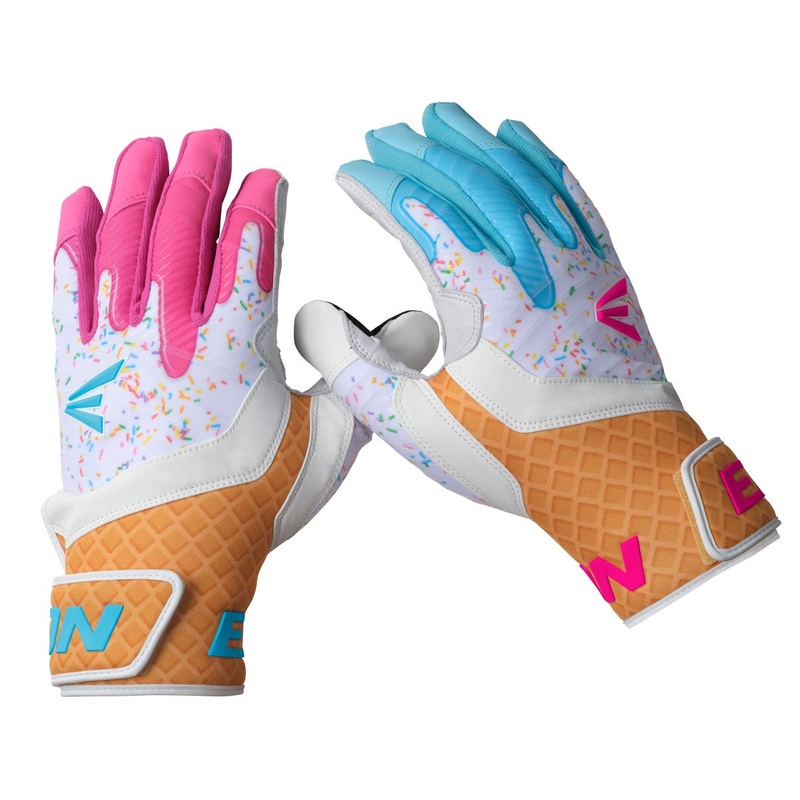 Easton Walk-Off Ethos Adult Baseball Batting Glove SUGAR RUSH L