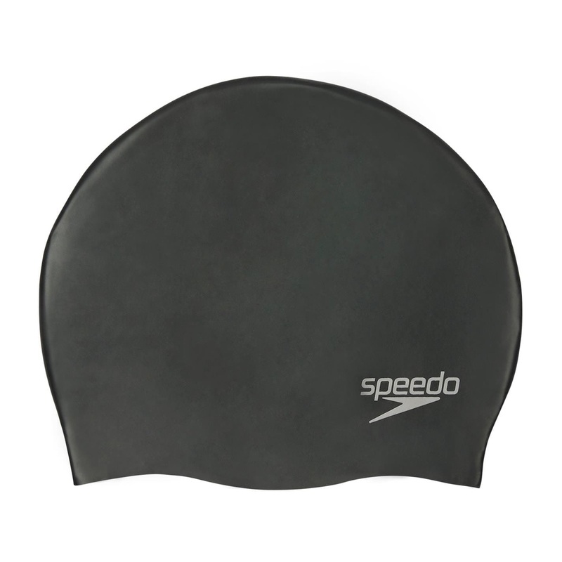 Speedo Silicone Swimming Cap Adults One Size Black