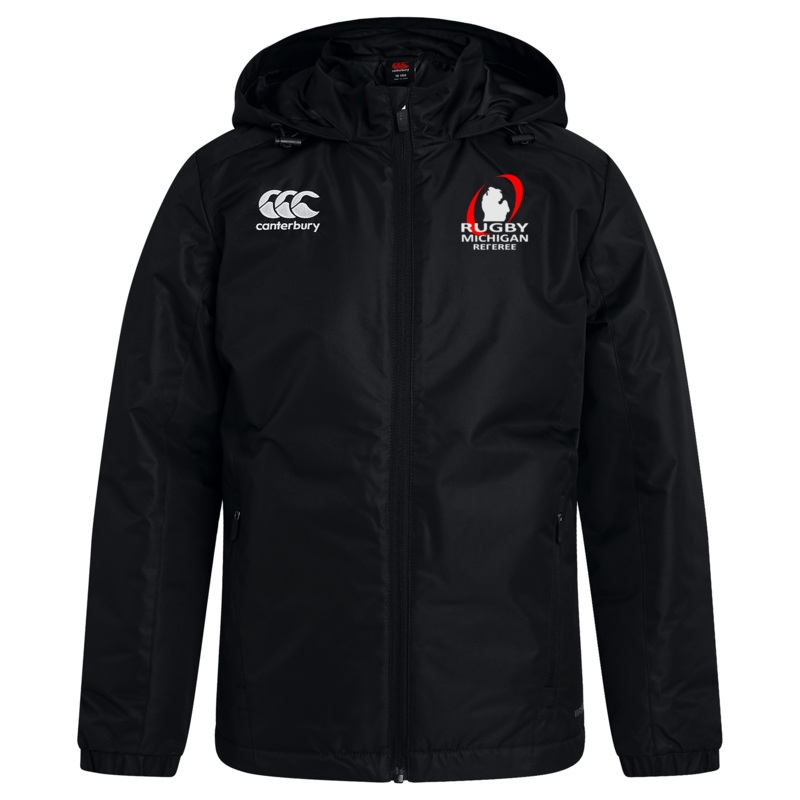 Rugby Michigan Referee Society Club Vaposhield Stadium Jacket by Canterbury S Black