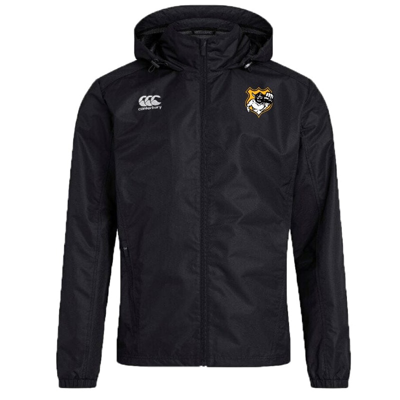 Seattle Vikings Rugby Club Vaposhield Full Zip Rain Jacket by Canterbury XS Black