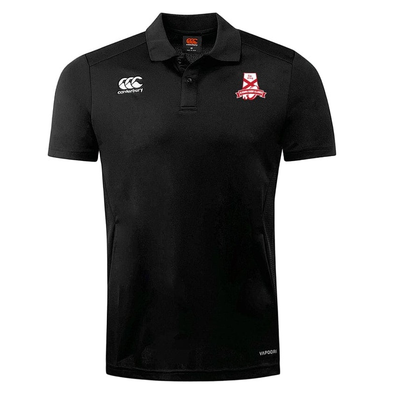 Alabama Rugby Alliance Club Dry Polo by Canterbury XS Black