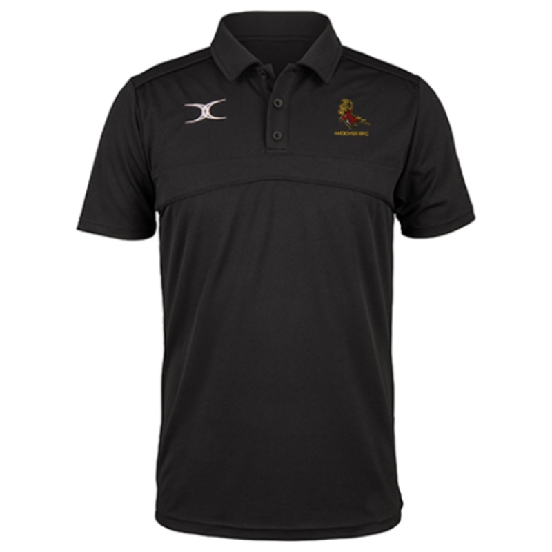 Andover RFC Senior’s Black Photon II S/S Polo Shirt Extra Small