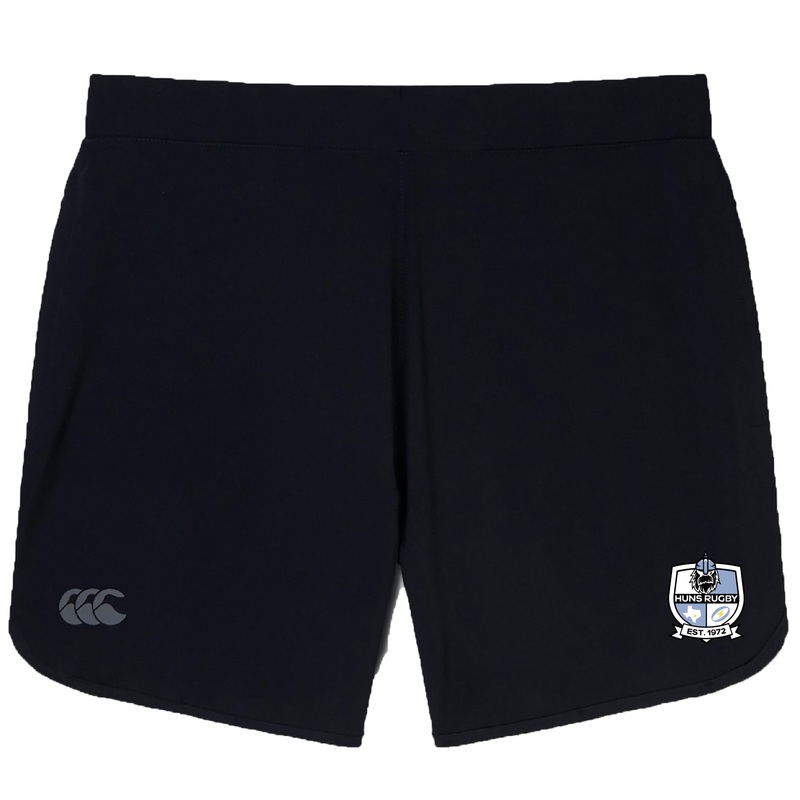 Austin Huns Rugby Elite Woven Short by Canterbury XS Black