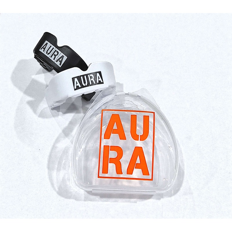 A+ Protection Mouthguard Gum Shields by AURA Junior Black