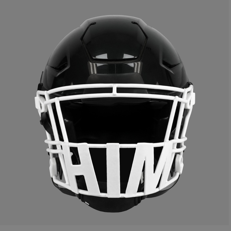 Him Football Facemask for Riddell SpeedFlex White