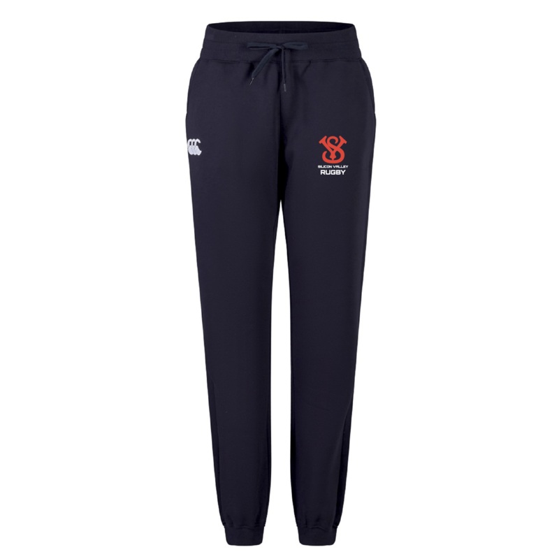 Silicon Valley Women’s Leisure Sweatpant by Canterbury 8 Black