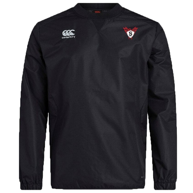 Superior Rugby Club Vaposhield Contact Top by Canterbury XS Black