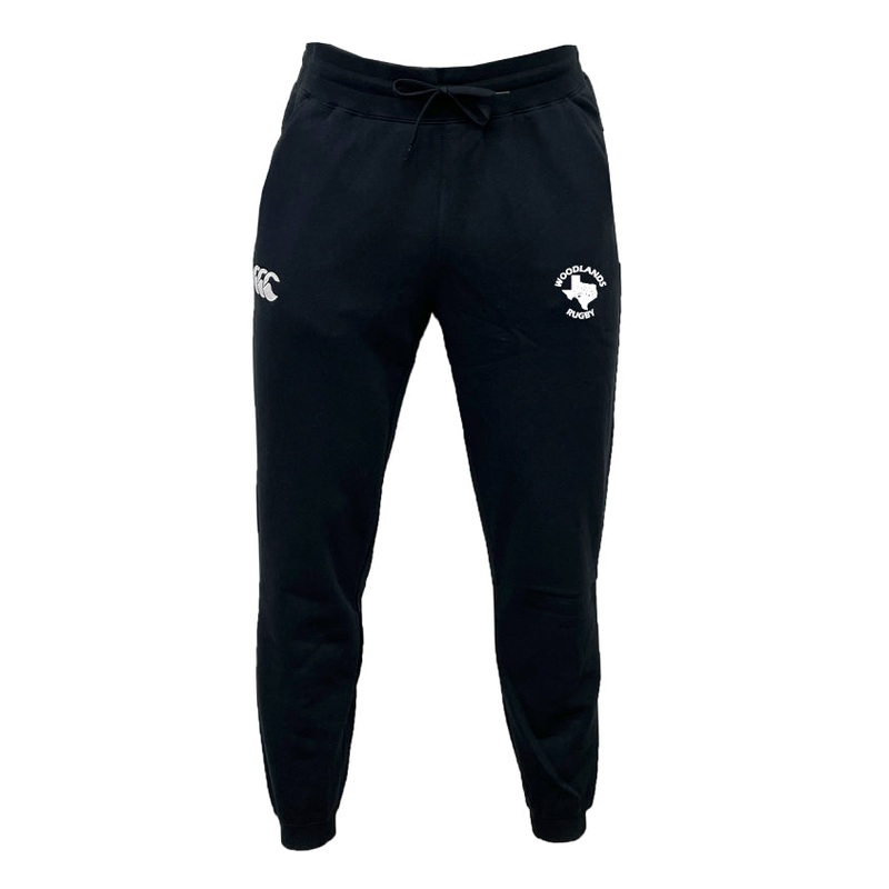 Woodlands Rugby Leisure Sweatpant by Canterbury XS Black