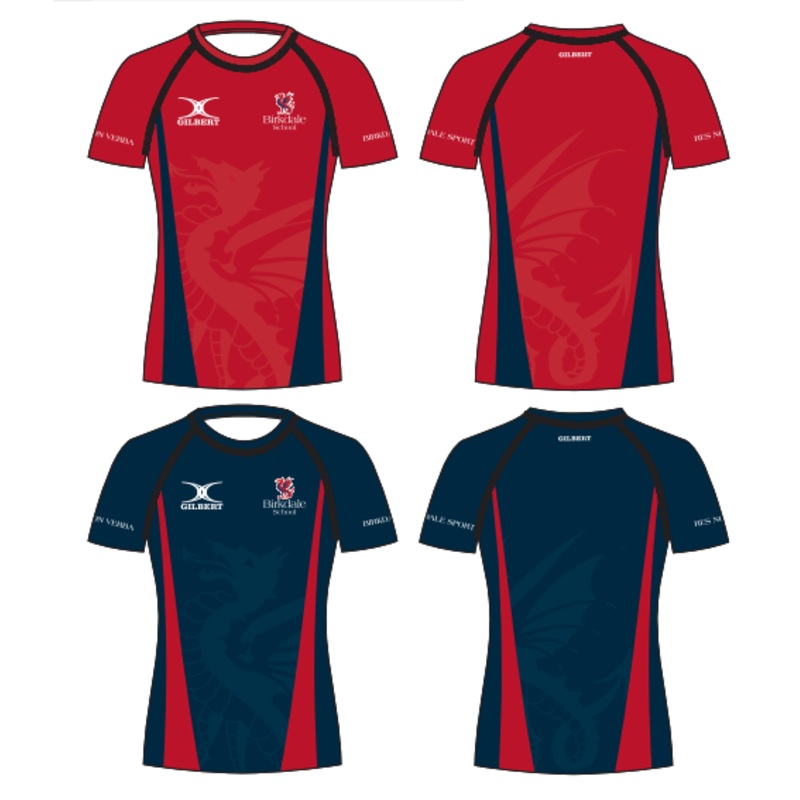 Birkdale School Red Reversible Games Top Female W 8