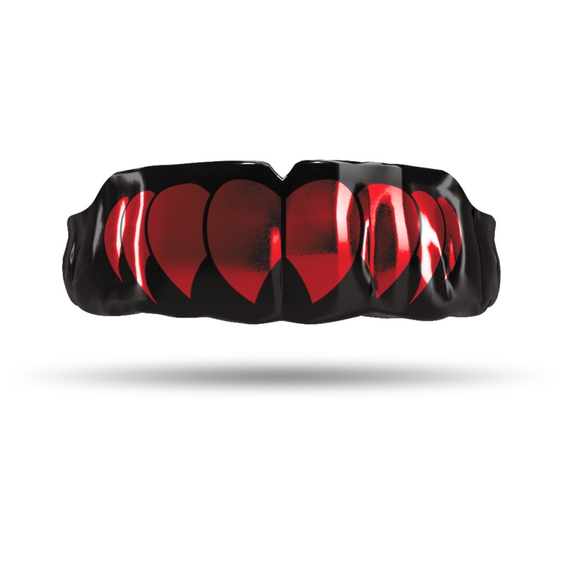 Chrome Red Fangs (Black)