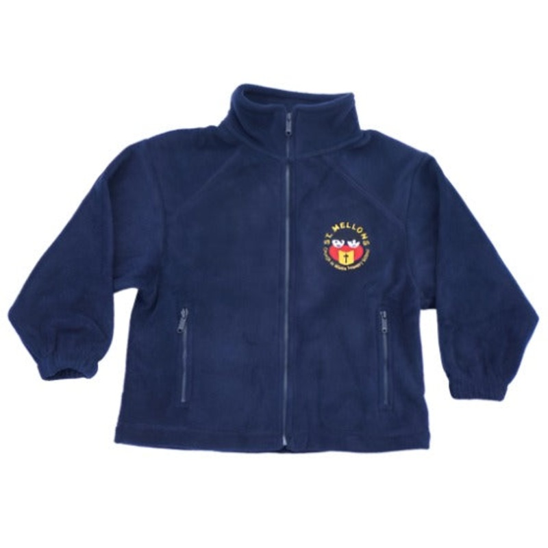 St Mellons Primary School Fleece 3/4 NAVY