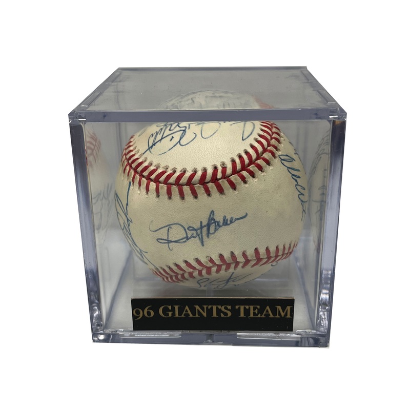 1996 San Francisco Giants Team Signed Baseball – Player’s Closet Project