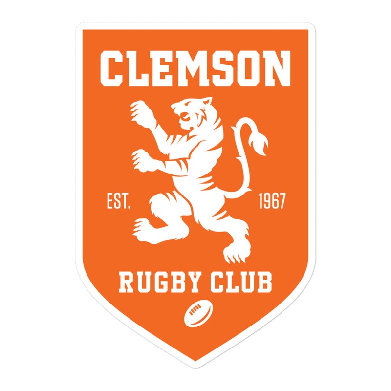 Clemson Rugby Club Stickers 5.55.5
