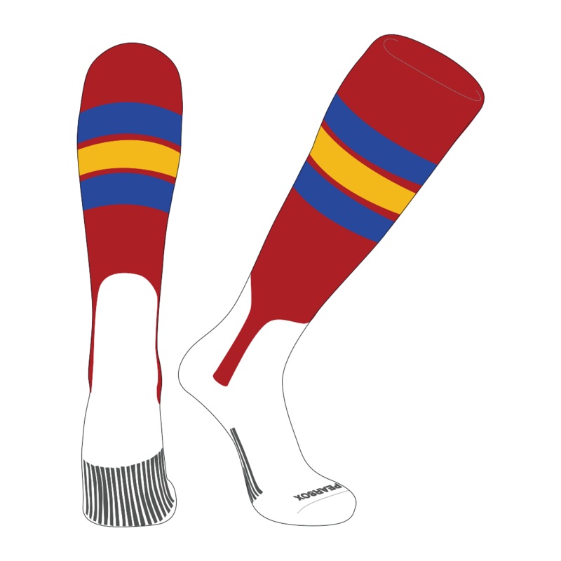Doubleplay Socks Pattern H – Custom Baseball Knit Socks