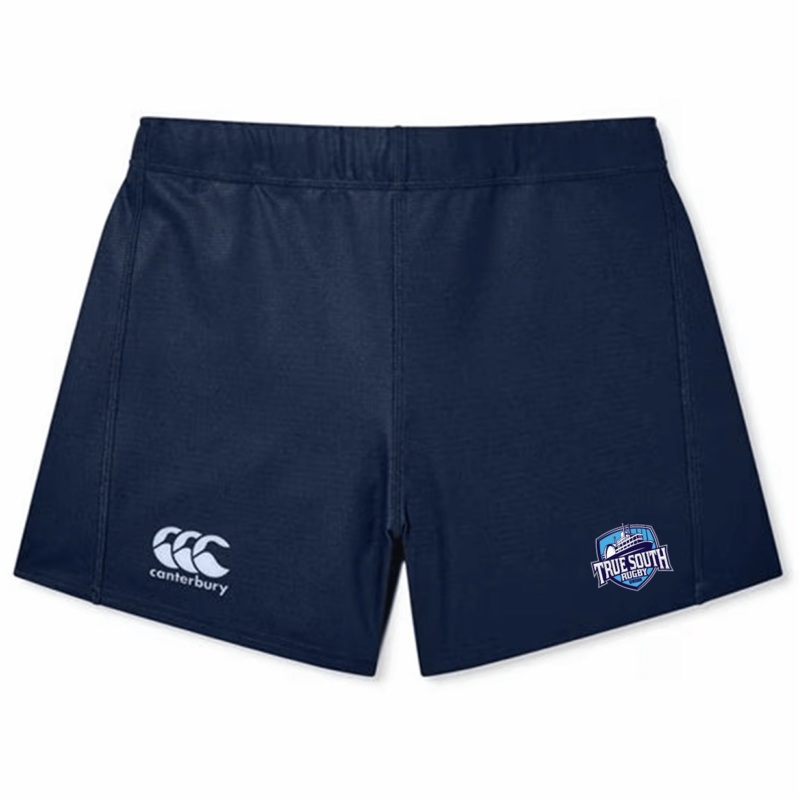 True South Rugby Union Women’s Elite Woven Short by Canterbury 8 Navy