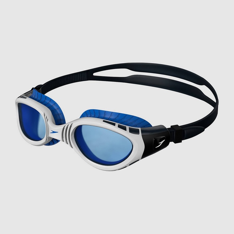 Speedo Futura Biofuse Flexiseal Goggles – Blue/White White/Blue