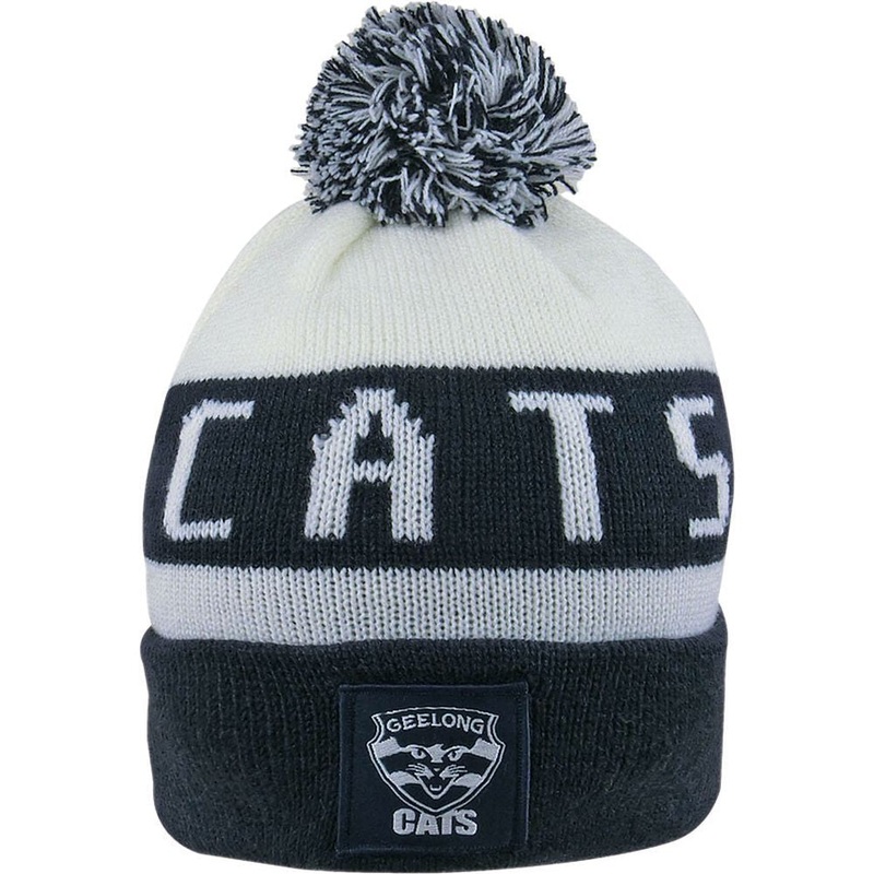 AFL Geelong Cats Bar Beanie NA One Size