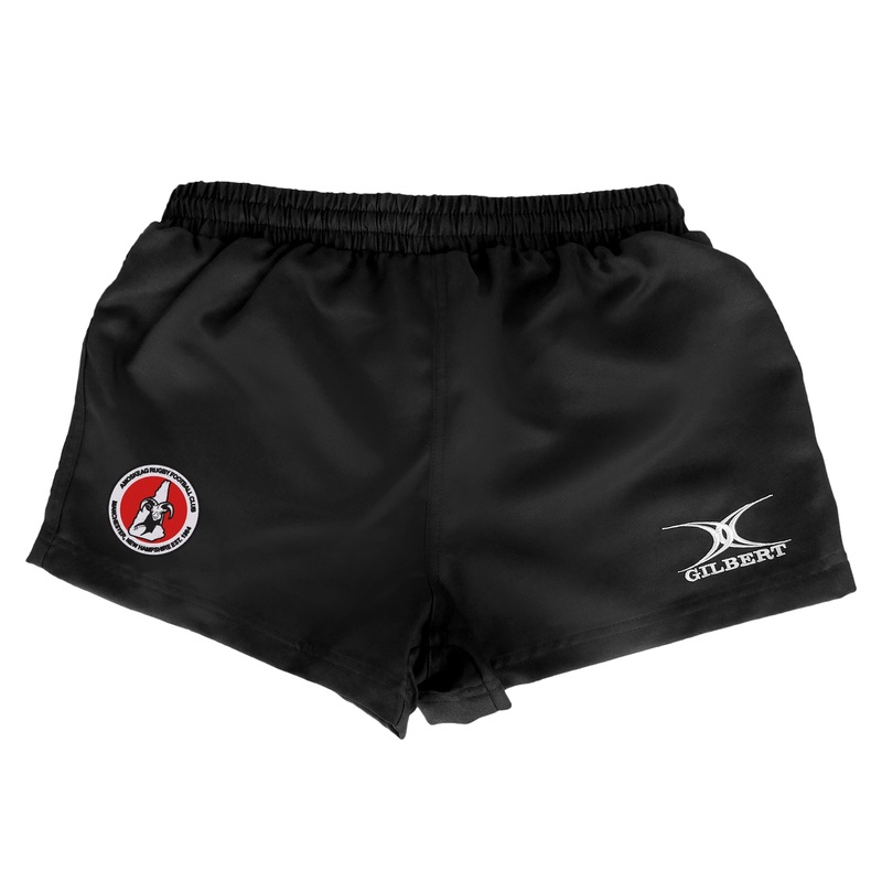 Amoskeag RFC Saracen Rugby Shorts Black 2X-Small