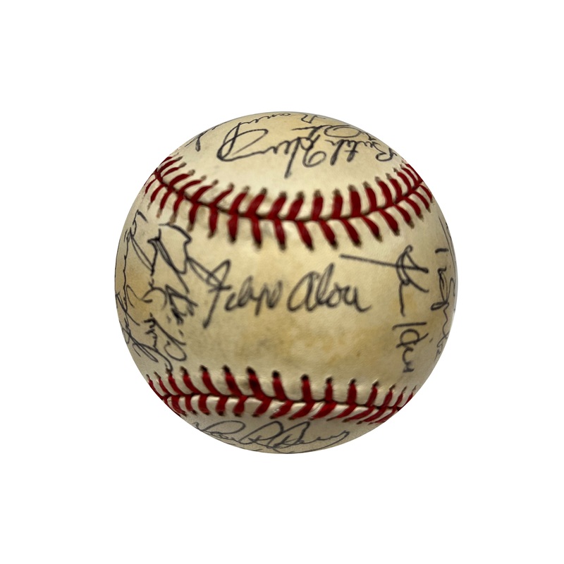 1993 Montreal Expos Team Signed Baseball – Player’s Closet Project