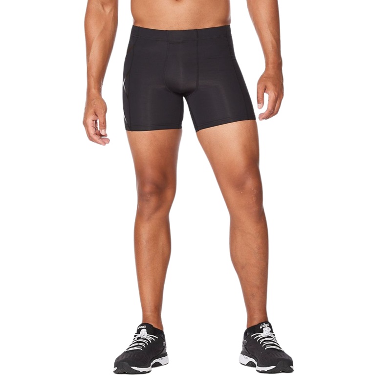 2XU Core Compression Mens 1/2 Shorts Black-Nero 2XS