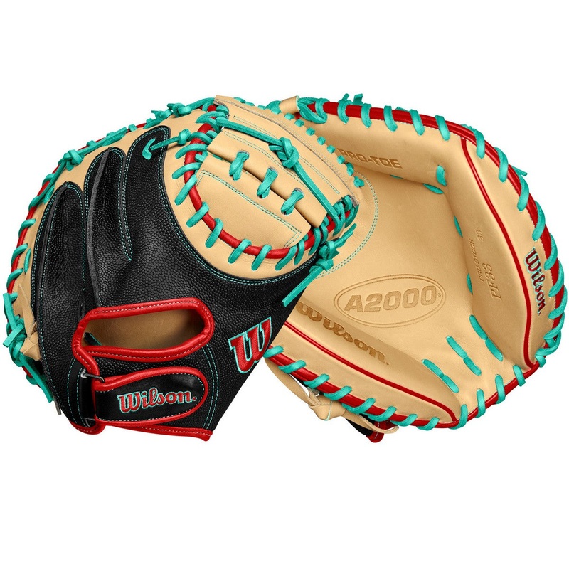 Wilson Fall 2024 A2000 PF33 Model Pedroia Fit 33″ Baseball Catcher’s Mitt THROWS RIGHT