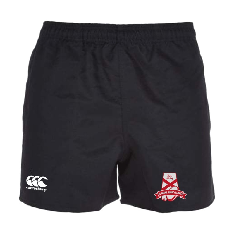 Alabama Rugby Alliance Player’s Drill Short by Canterbury 6 Black
