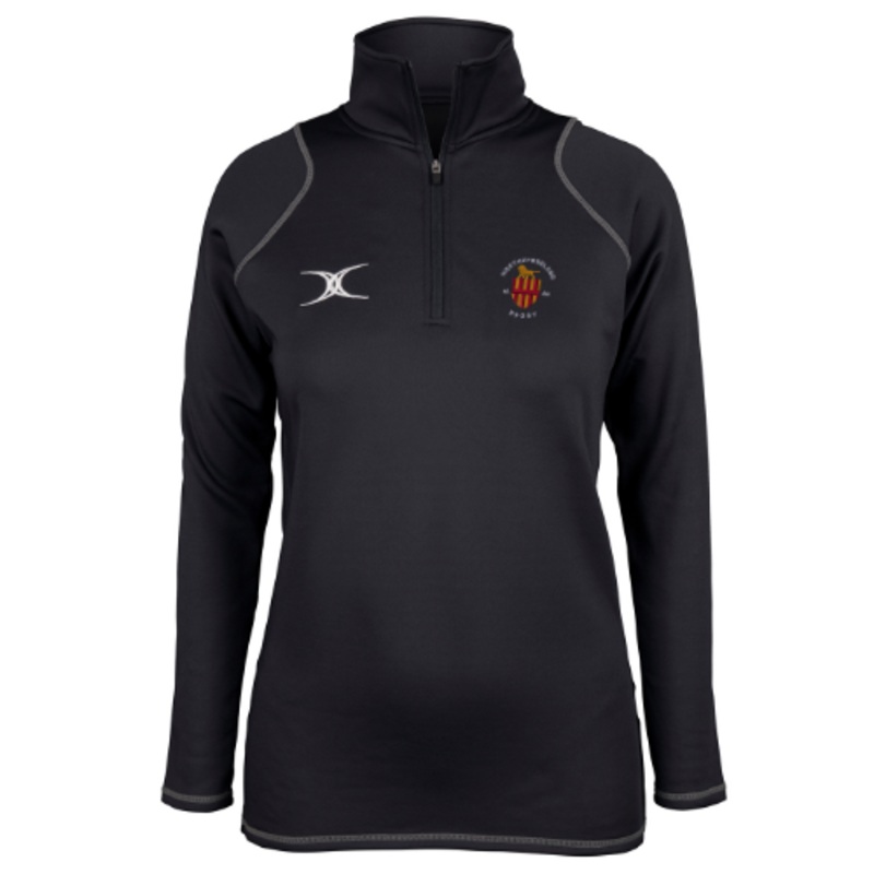 Northumberland RFU Women’s Black Quest 1/4 Zip Fleece 8