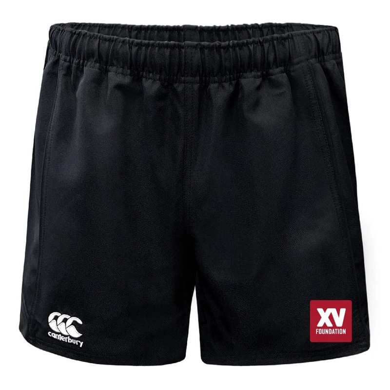 XV Foundation Player’s Drill Short by Canterbury 6 Black