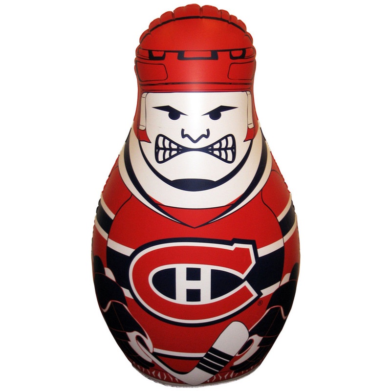 Fremont Die Montreal Canadiens Tackle Buddy Punching Bag