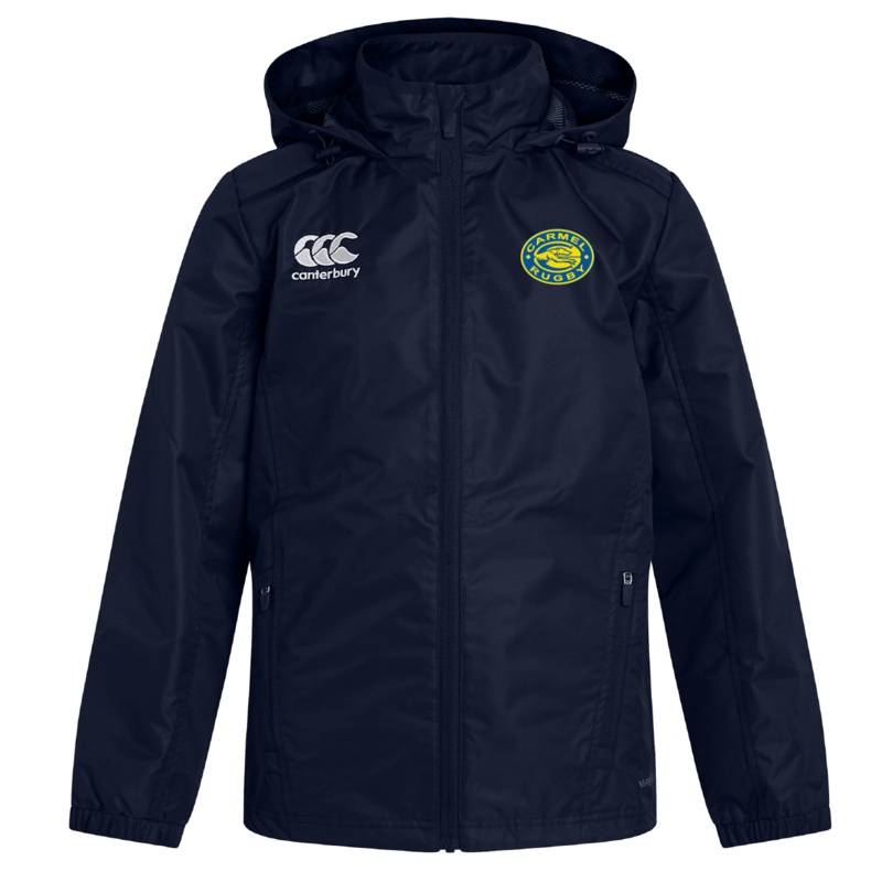Carmel Rugby Club Vaposhield Full Zip Rain Jacket by Canterbury XS Navy