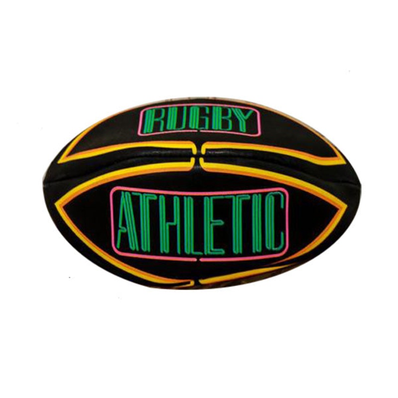 *NEON/BLACK RUGBY BALL