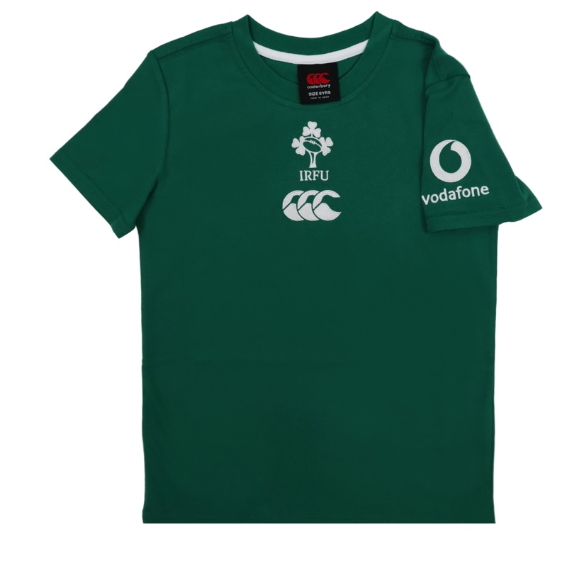 Youth Ireland 25/26 Cotton Team T-Shirt by Canterbury 4 Green