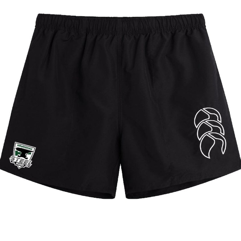 Birmingham Steel Rugby Tactic Short by Canterbury XS Black
