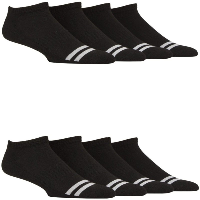 Sockshop 8pk Sport Mens 6-11 Black